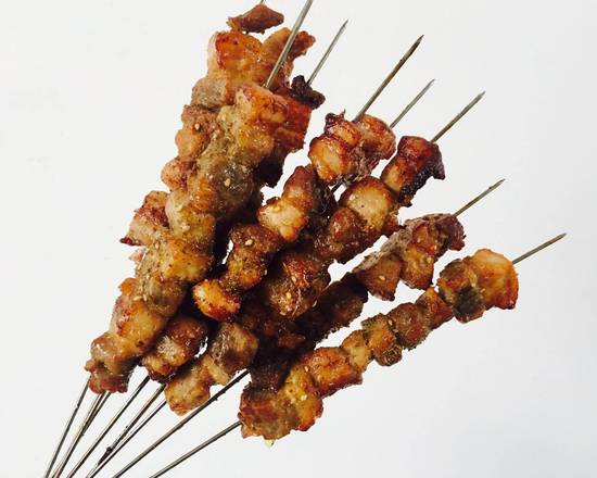 烤羊肉串 BBQ Lamb Skewers (Spicy)